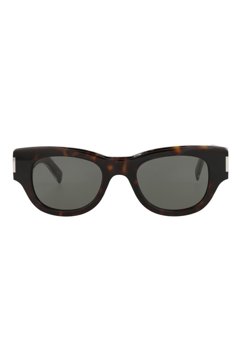 49mm Cat Eye Sunglasses, Main, color, HAVANA CRYSTAL GREY
