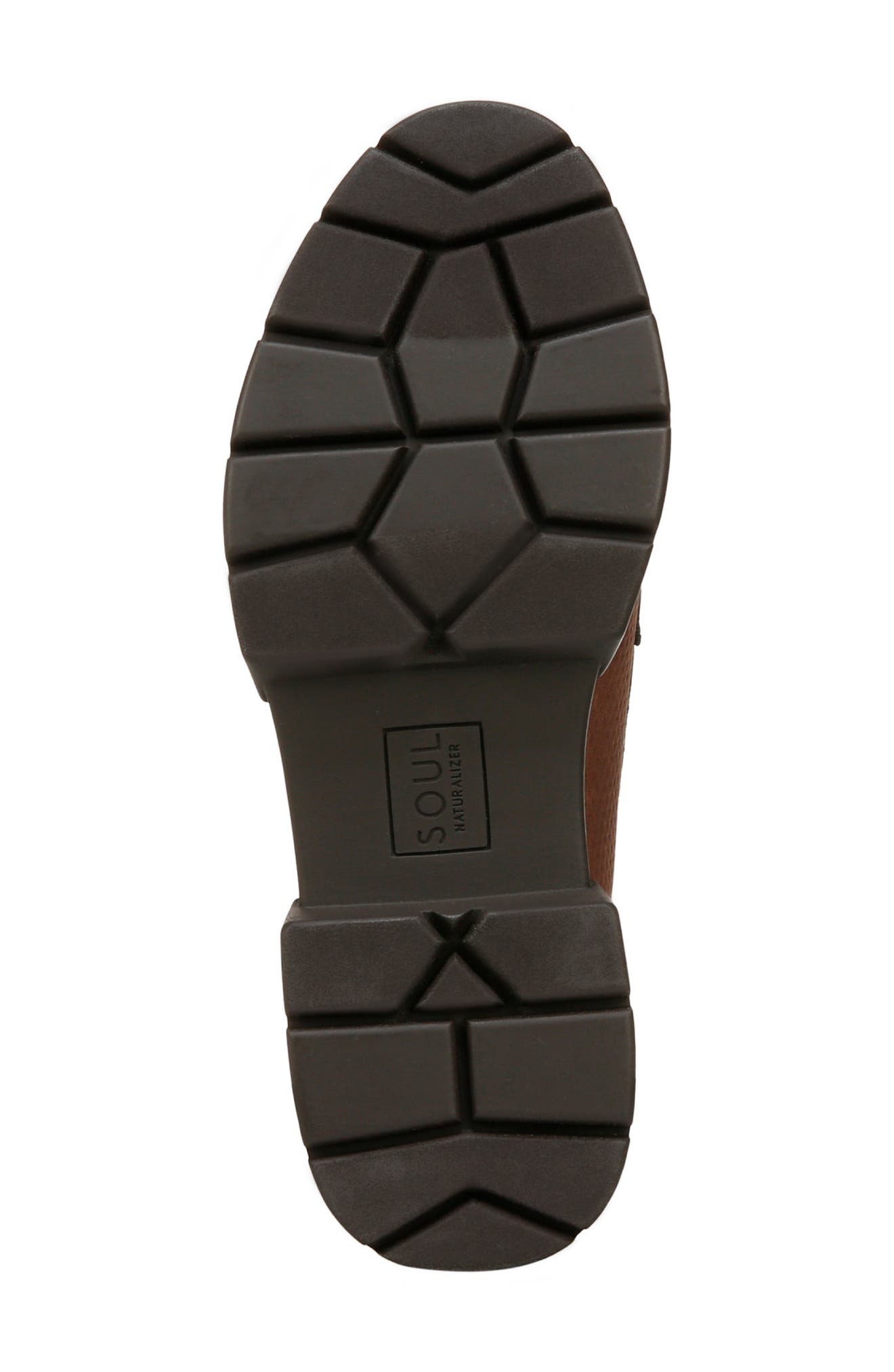 SOUL NATURALIZER Ophelia Lug Sole Penny Loafer, Alternate, color, Cappuccino Brown Faux Leather