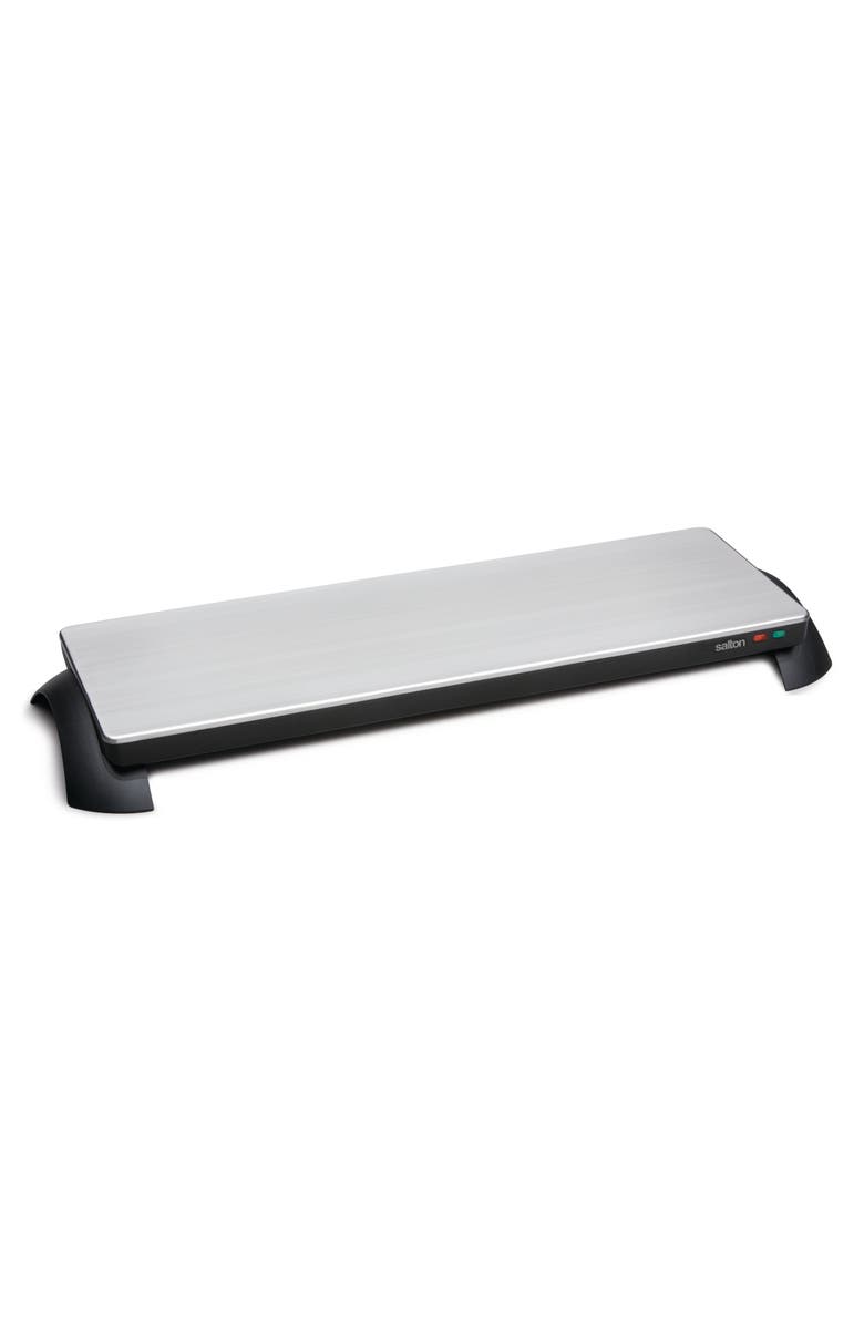 Salton Cordless Hotray Warming Tray, Alternate, color, Silver