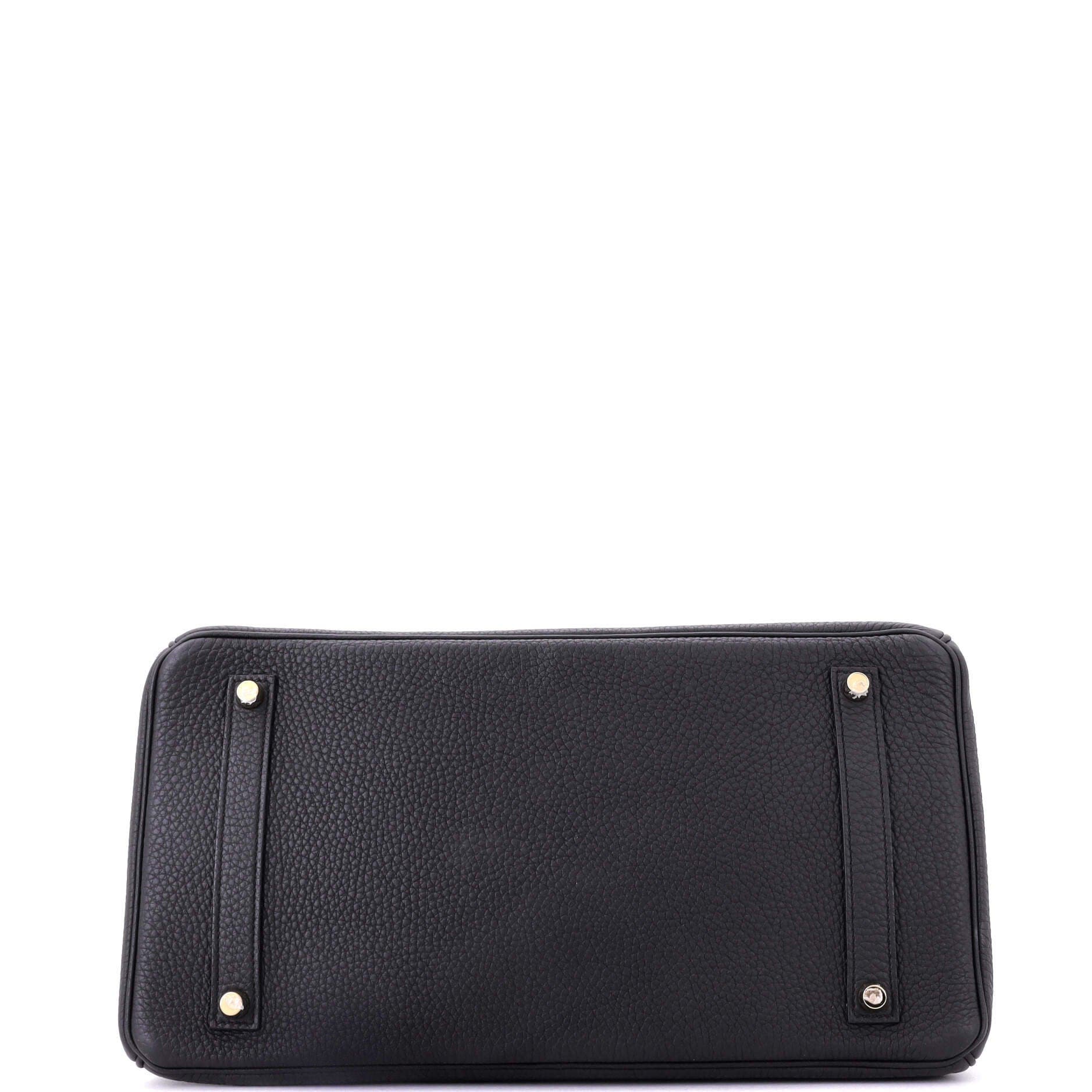 Pre-Owned Hermes Birkin Handbag Black Togo with Gold Hardware 35, Alternate, color, 