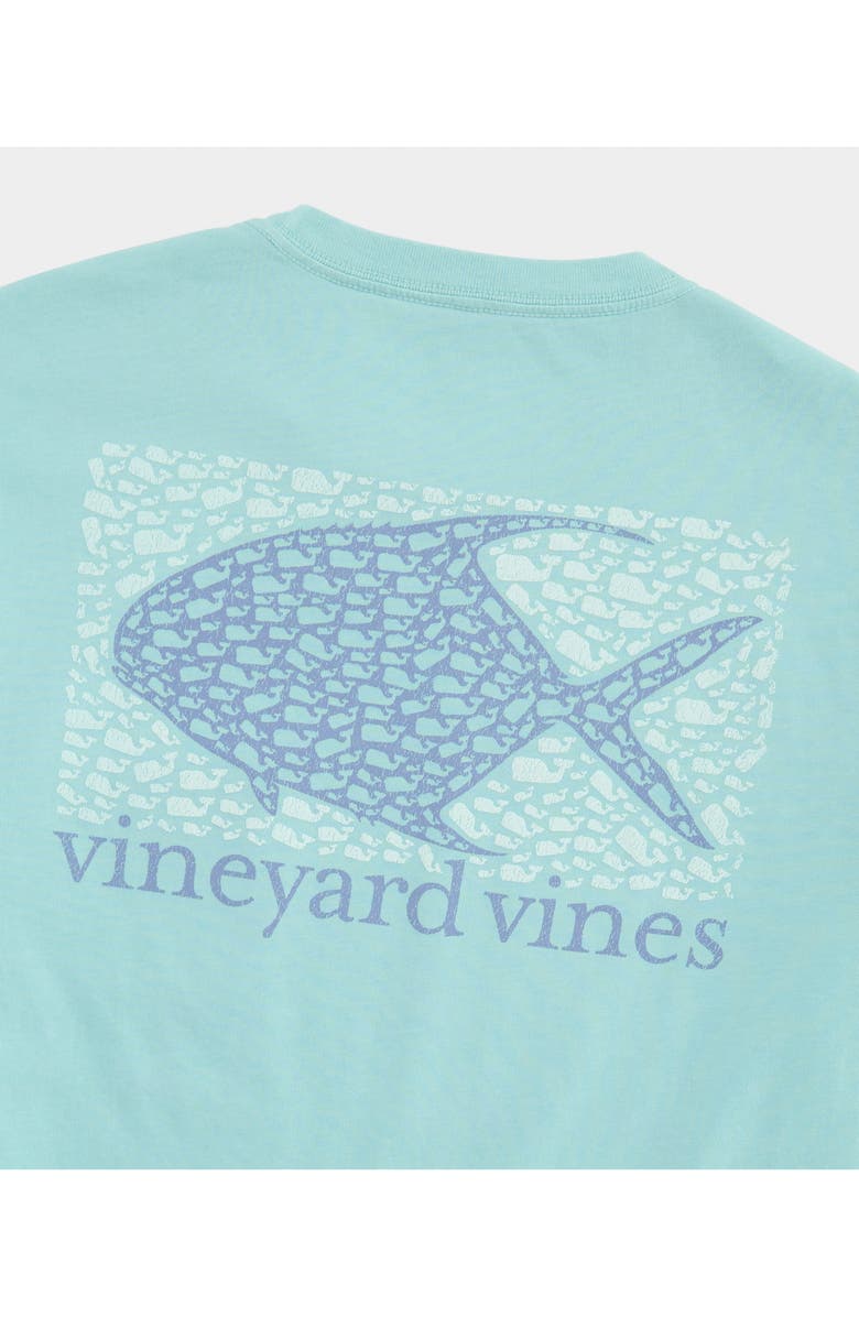 vineyard vines Drift Dye Tarpon Whale Pocket Graphic T-Shirt, Alternate, color, Aqua Haze