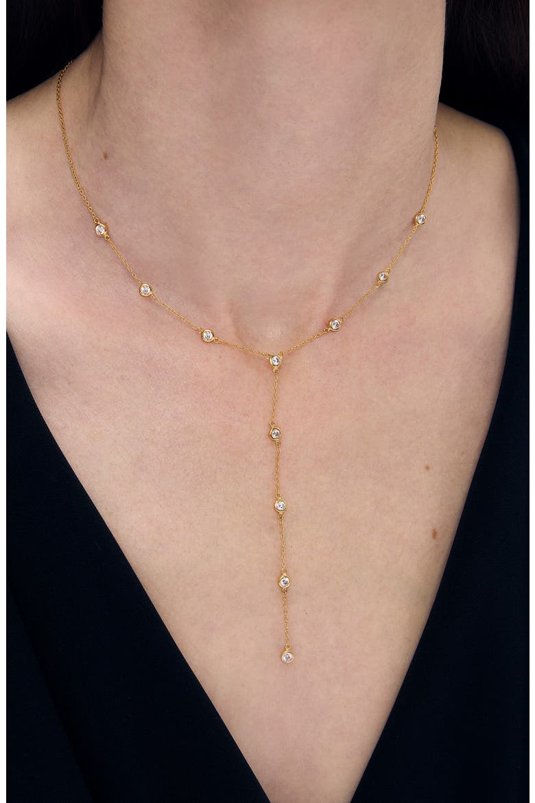 Orsay Station Y-Necklace, Alternate, color, CLEAR CZ