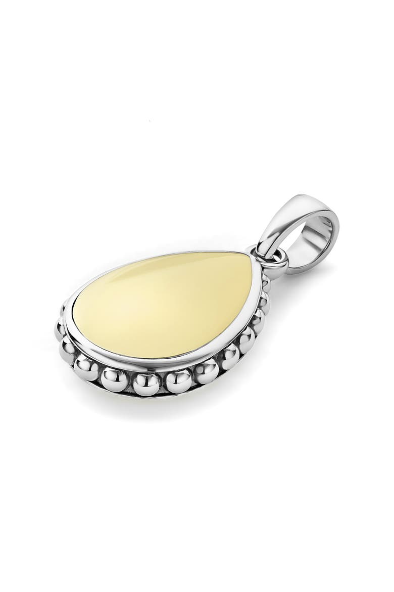Caviar High Bar Pendant Enhancer, Alternate, color, SILVER/ GOLD