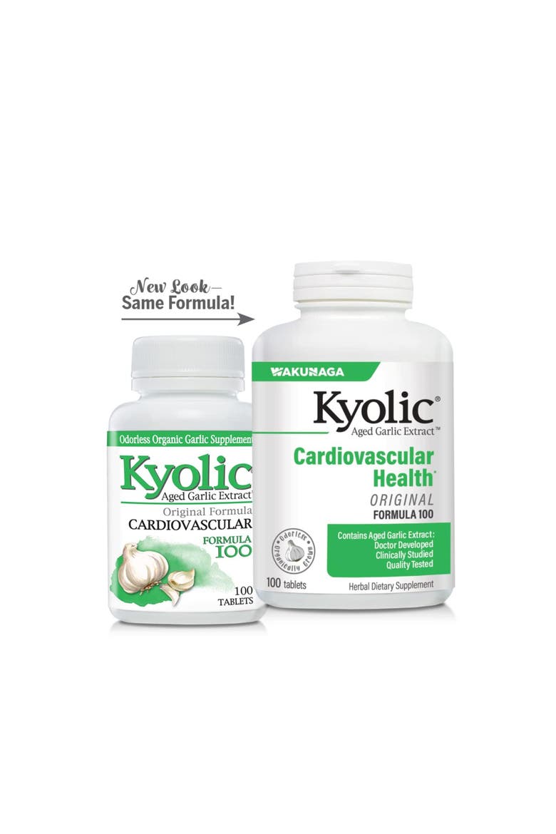 Aged Garlic Extract Formula 100, Cardiovascular Health, tablets 100 Count, Alternate, color, None