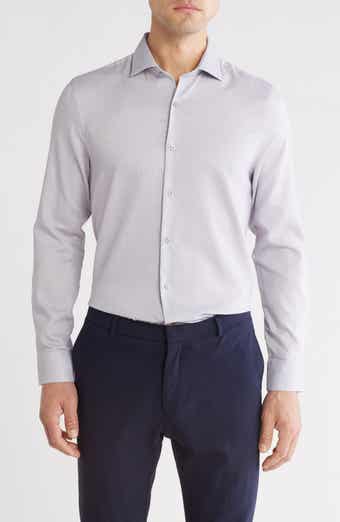 Perry Ellis Sycamore Dobby Slim Dress Shirt