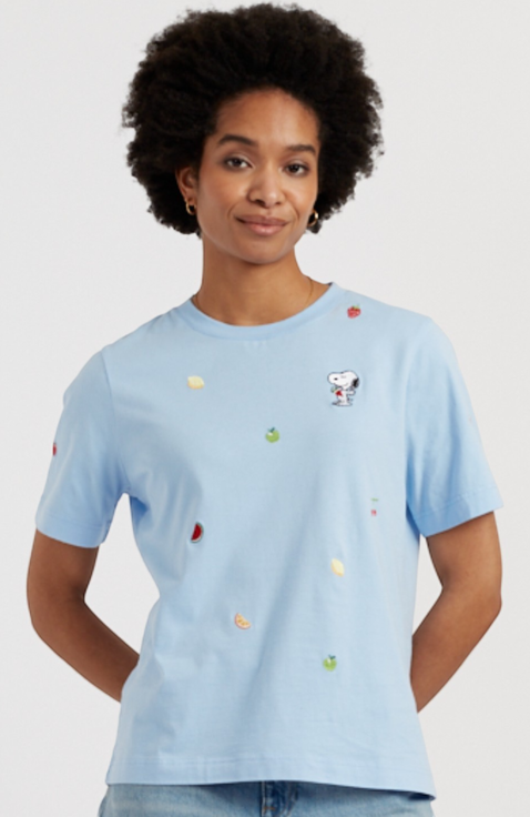 Cotton Snoopy Fruit T-Shirt