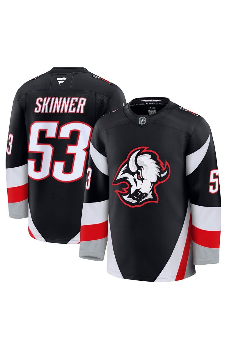 FANATICS Men's Fanatics Jeff Skinner Black Buffalo Sabres Alternate Premium Jersey, Main, color,
