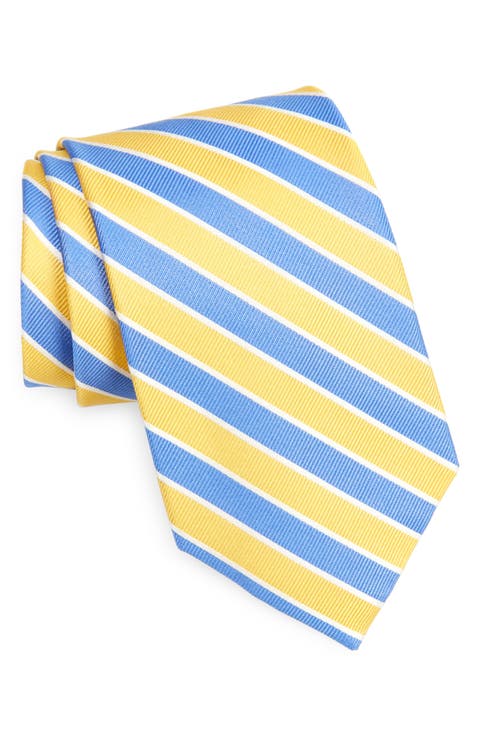 Bold Stripe Silk Blend Tie