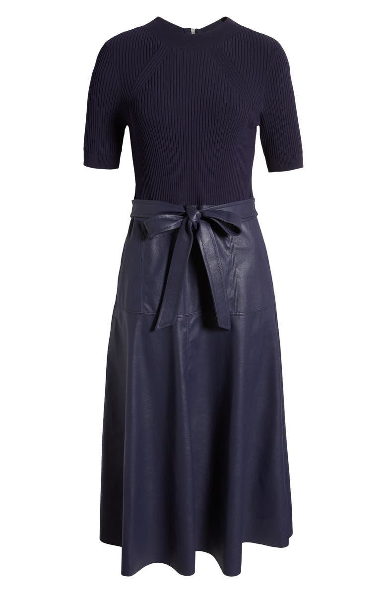 Ted Baker London Matiar Mixed Media Dress, Alternate, color, 