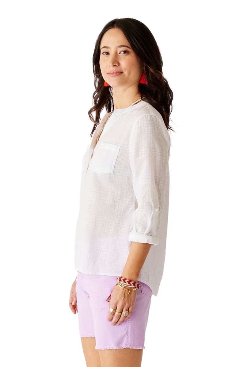 Carve Designs Dylan Textured Shirt, Alternate, color, Cloud