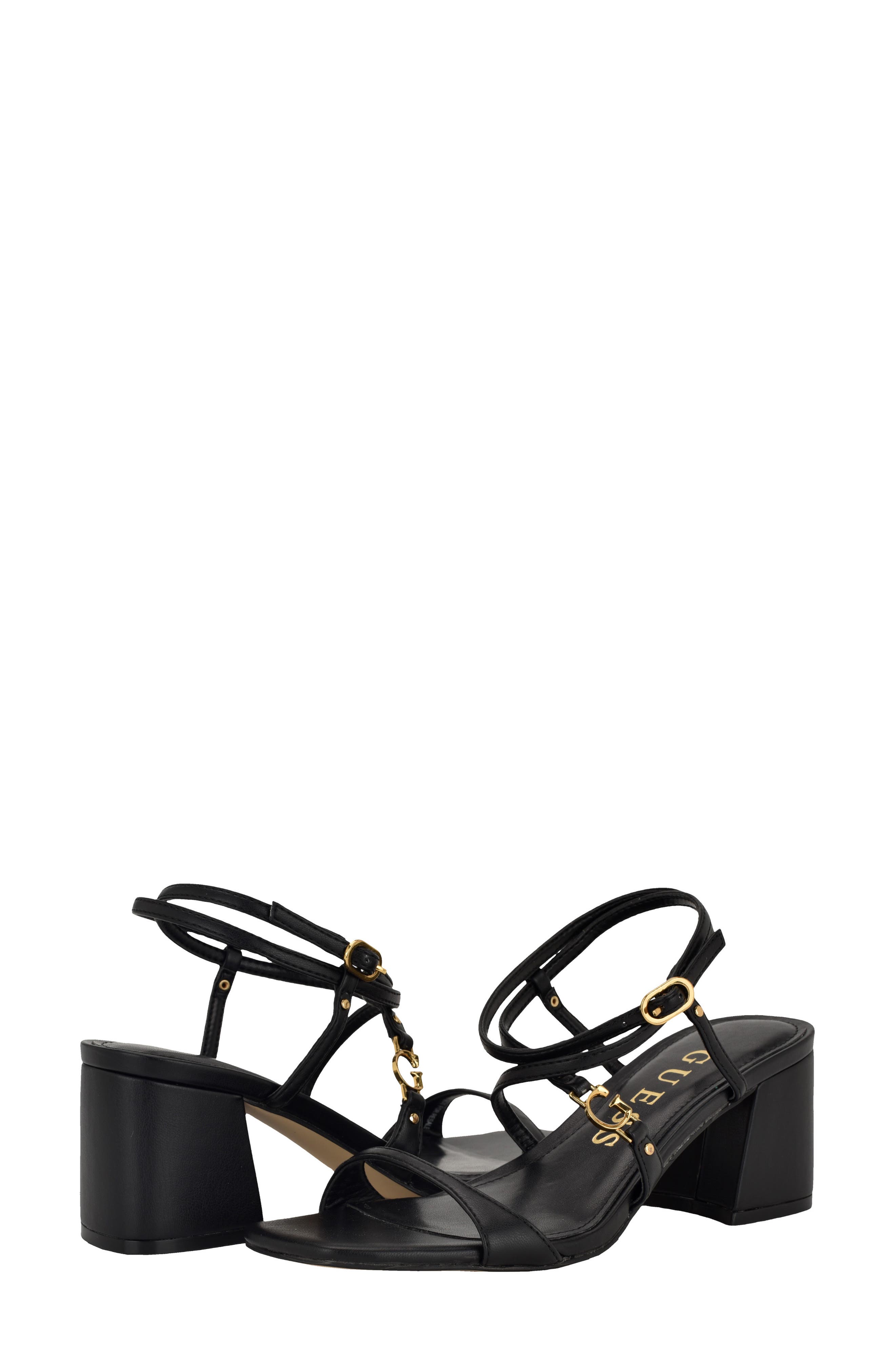 GUESS Galeon Ankle Strap Sandal, Alternate, color, 