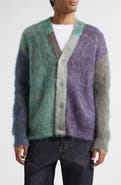 Waste Yarn Project Patti Colorblock Brushed One of a Kind Cardigan