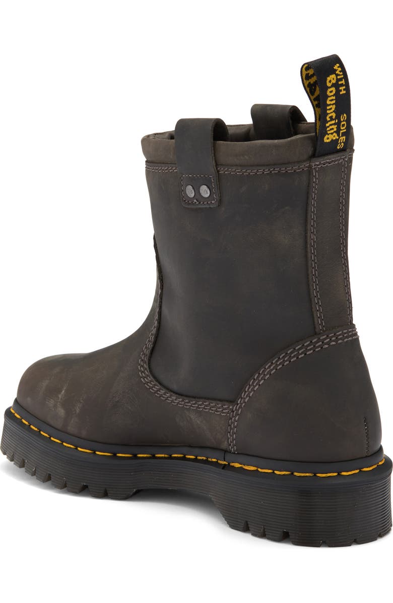 Dr. Martens Anistone Lo Boot, Alternate, color, Charcoal Grey Burnished Waxy