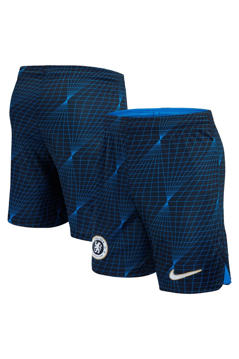 Youth Nike Navy Chelsea 2023/24 Away Stadium Replica Shorts, Main, color, Navy