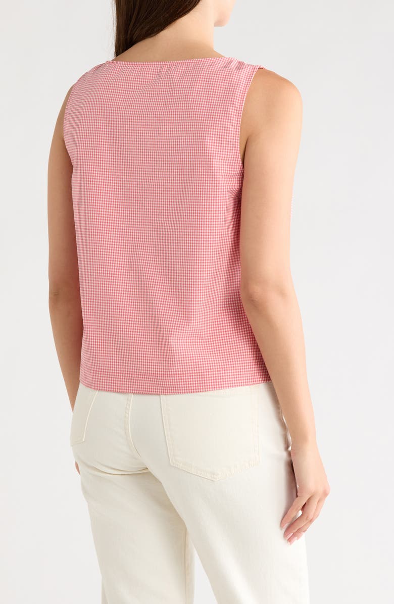 DR2 by Daniel Rainn Gingham Shell Tank, Alternate, color, R628 Red