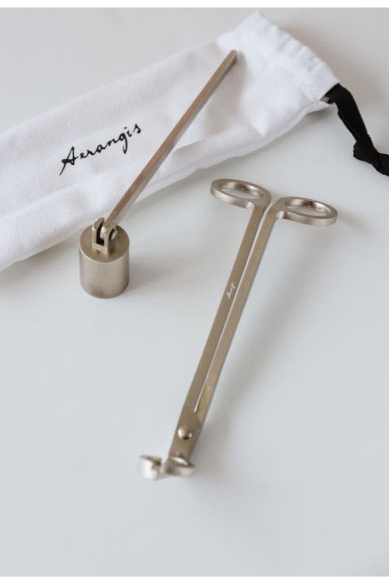 Signature Stainless Steel Candle Care Set, Main, color, Silver