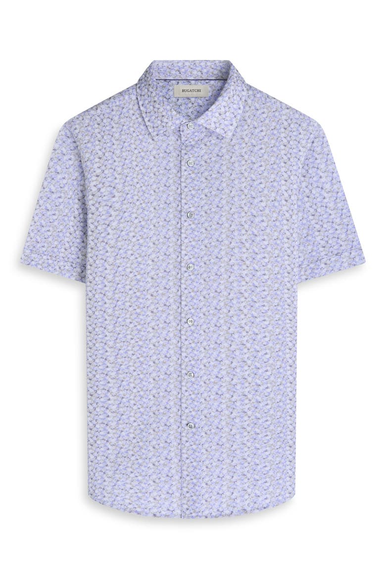 Miles OoohCotton® Short Sleeve Button-Up Shirt, Alternate, color, AIR BLUE