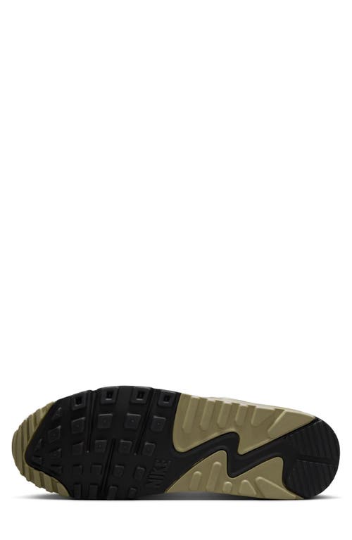 Nike Air Max 90 Sneaker In Light Bone/cave Stone/olive