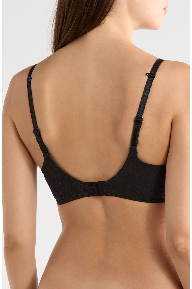 Belle Underwire Sexy Solution Plunge Bra, Alternate, color, BLACK