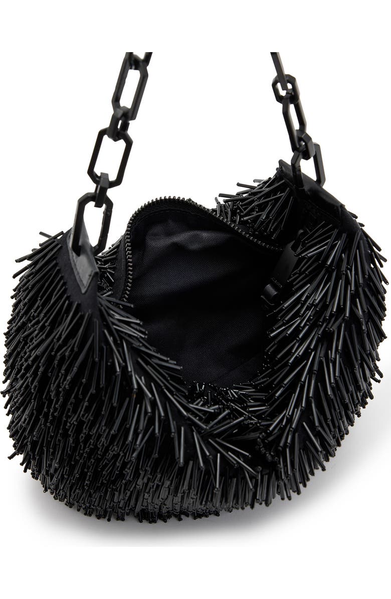 AllSaints Mini Madea Chain Handle Leather Handheld Bag, Alternate, color,