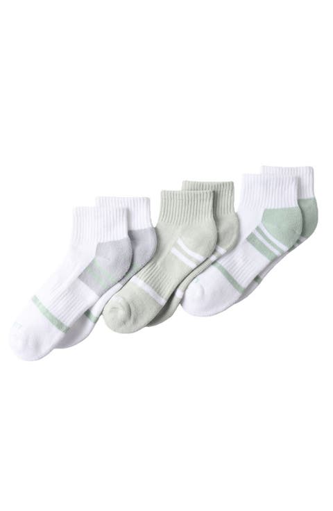 3-Pack Half Cushion Performance Quarter Socks