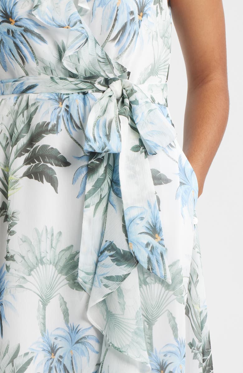 Tommy Bahama Palisade Palms Sleeveless Maxi Dress, Alternate, color, White