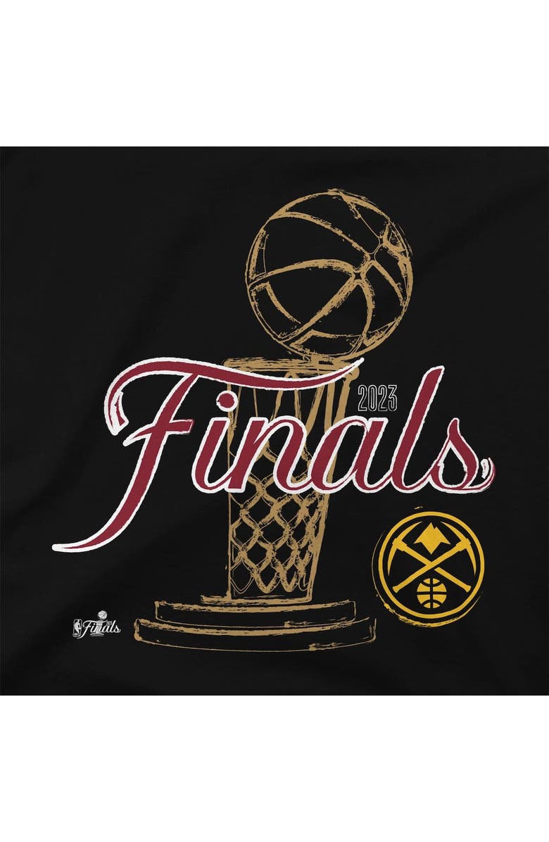 Stadium Essentials Unisex Stadium Essentials Black Denver Nuggets 2023 NBA Finals Element T-Shirt, Alternate, color, 