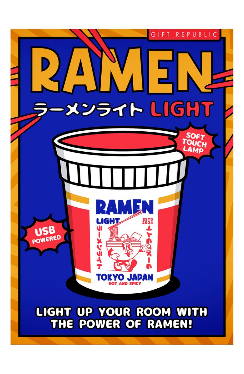 GIFT REPUBLIC Ramen Light, Main, color, Assorted Blue