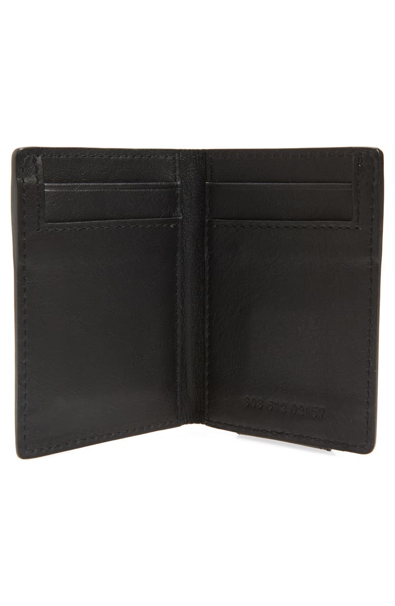 Shinola Split RFID Leather Money Clip Bifold Wallet, Alternate, color, 