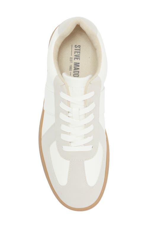 Steve Madden Kixon Sneaker In White