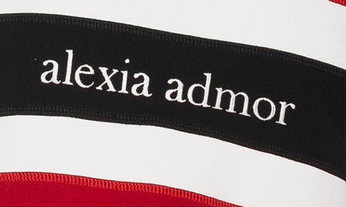 Alexia Admor Lucian Branded Rugby Polo Sweatshirt In Animal Print