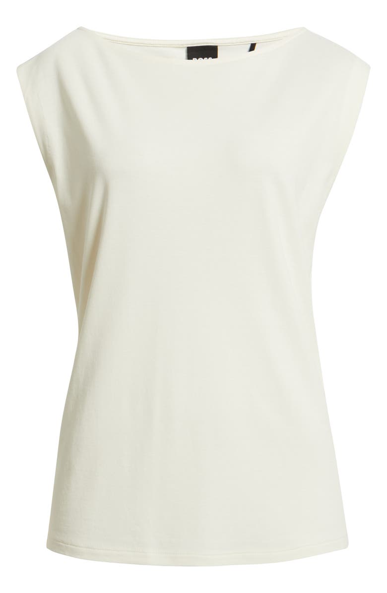 BOSS Ecreta Cotton Shell, Alternate, color, Soft Cream