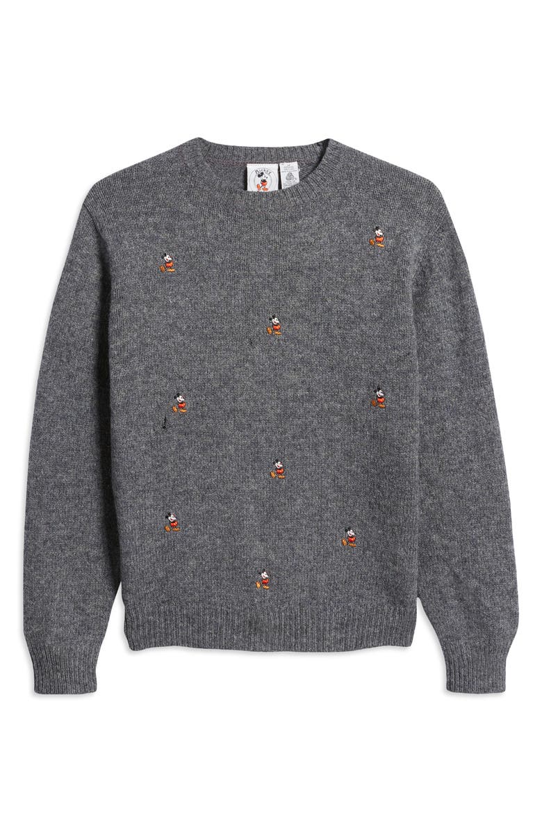 Disney Unisex Secondhand Embroidered Mickey Sweater, Main, color,