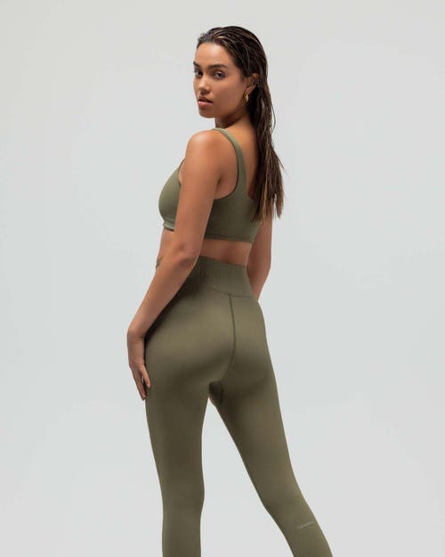 Reformer The Ribbed Legging In Green