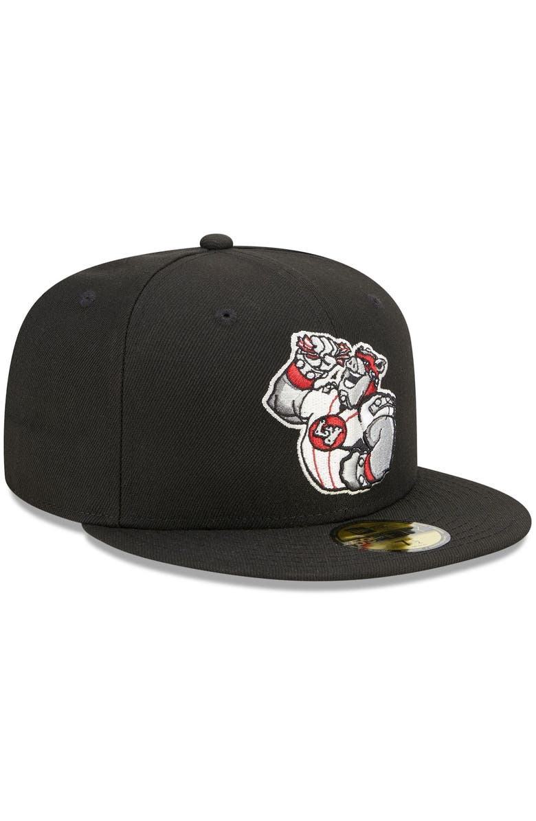 New Era Men's New Era Black Lehigh Valley IronPigs Marvel x Minor League 59FIFTY Fitted Hat, Alternate, color,