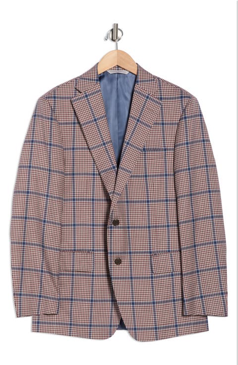 Check Wool & Silk Sport Coat