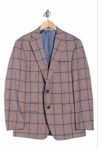 Samuelsohn Check Wool & Silk Sport Coat