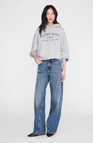 ANINE BING Harvey Paris Stencil Sweatshirt