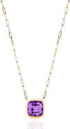 GOSHWARA Manhattan Cushion Pendant Necklace