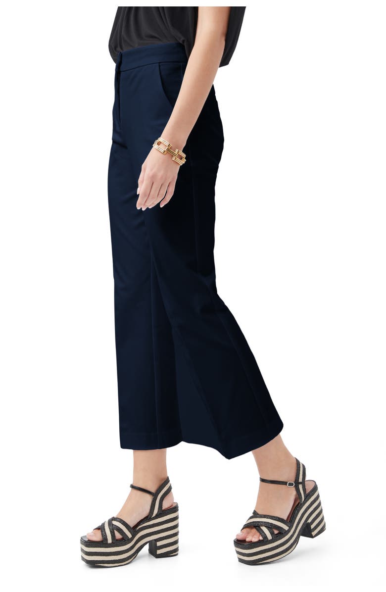 Trina Turk Lulu Kick Flare Pant, Alternate, color, Indigo