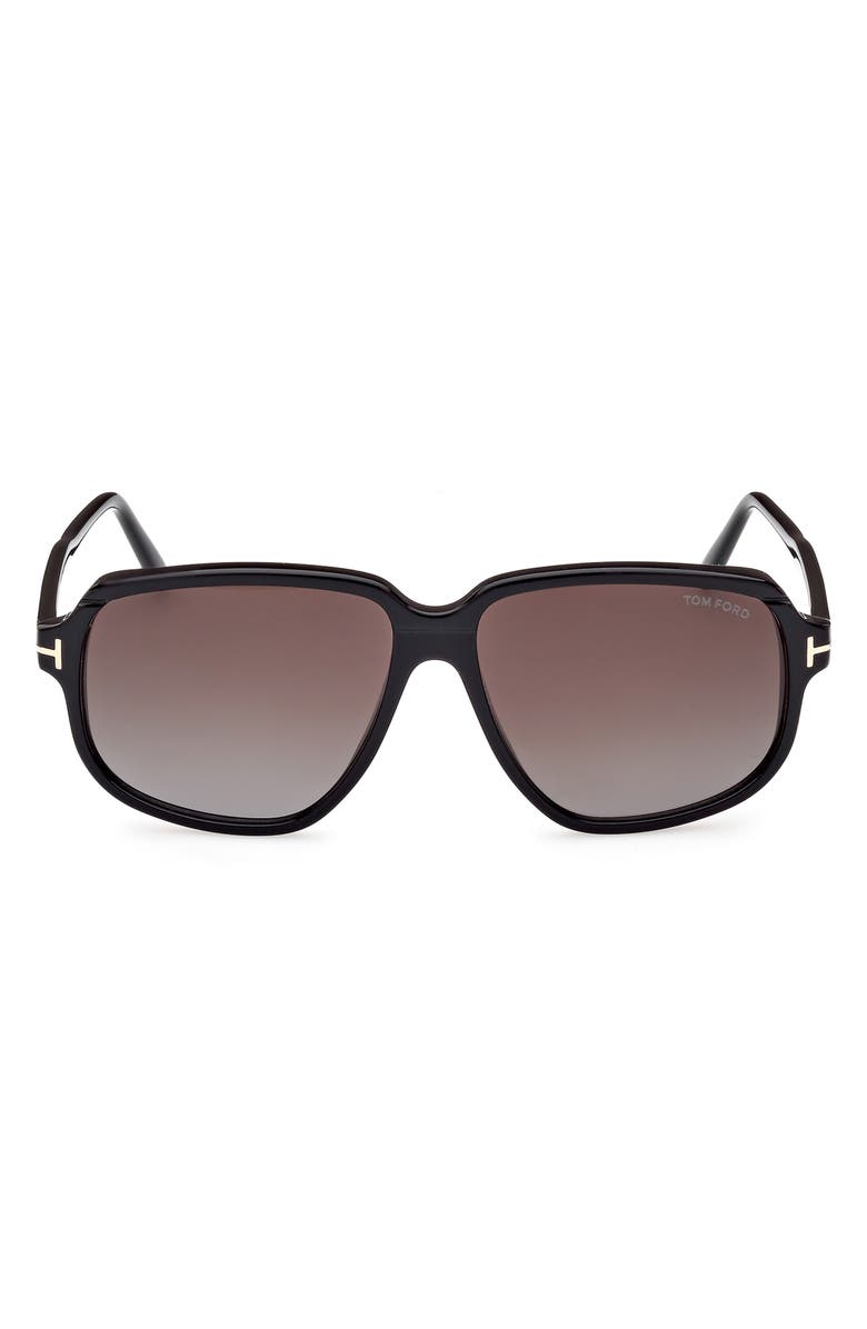 TOM FORD Anton 59mm Square Sunglasses, Main, color,