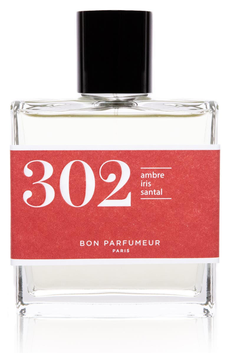 Bon Parfumeur 302 Amber, Iris & Sandalwood Eau de Parfum, Main, color,