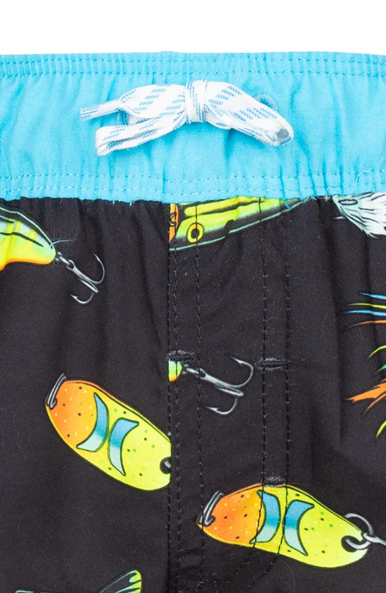 Hurley Kids' Fishing Lure Swim Trunks, Alternate, color, 