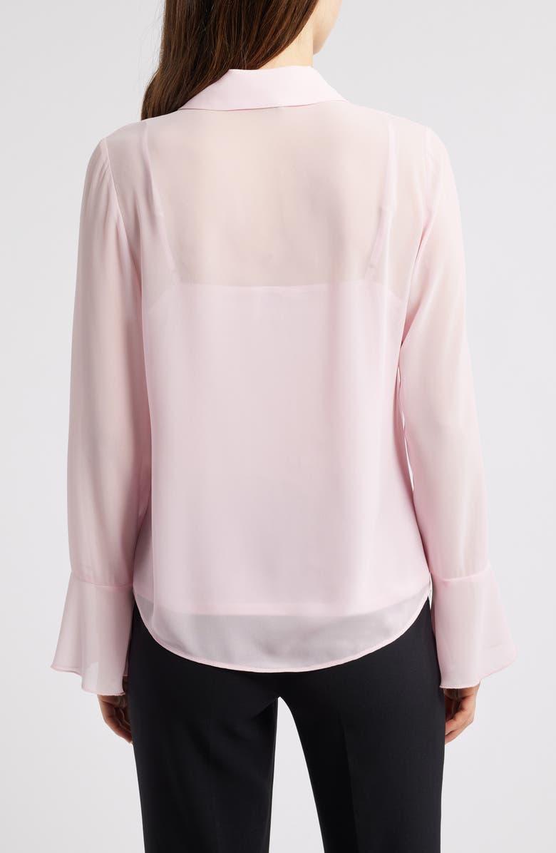 Anne Klein Ruffle Front Shirt, Alternate, color,