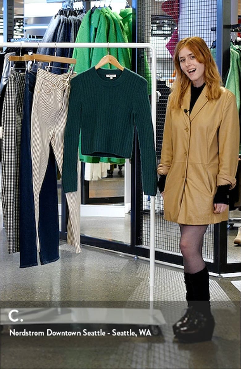 Readfield Rib Slim Fit Pullover Sweater, sales video thumbnail