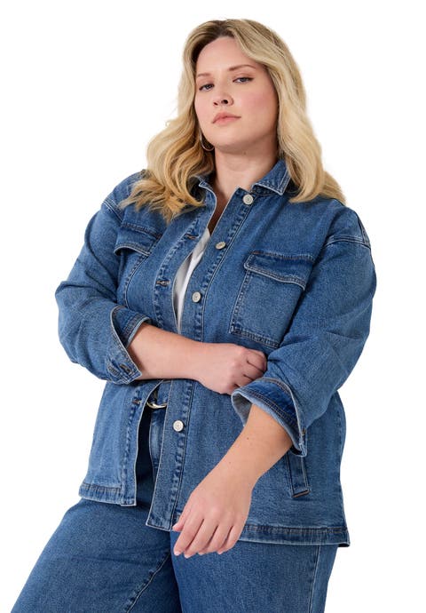 Denim Utility Jacket (Plus Available)