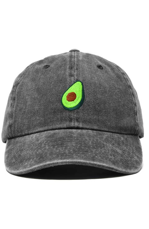 Avocado Embroidered Food Hat