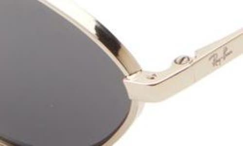 Ray Ban Ray-ban Kai 56mm Oval Sunglasses In Pale Gold Dark Grey