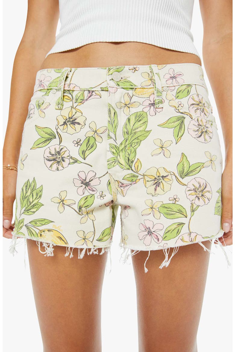 The Dodger Cutoff Denim Shorts, Alternate, color, LEMONADE STAND