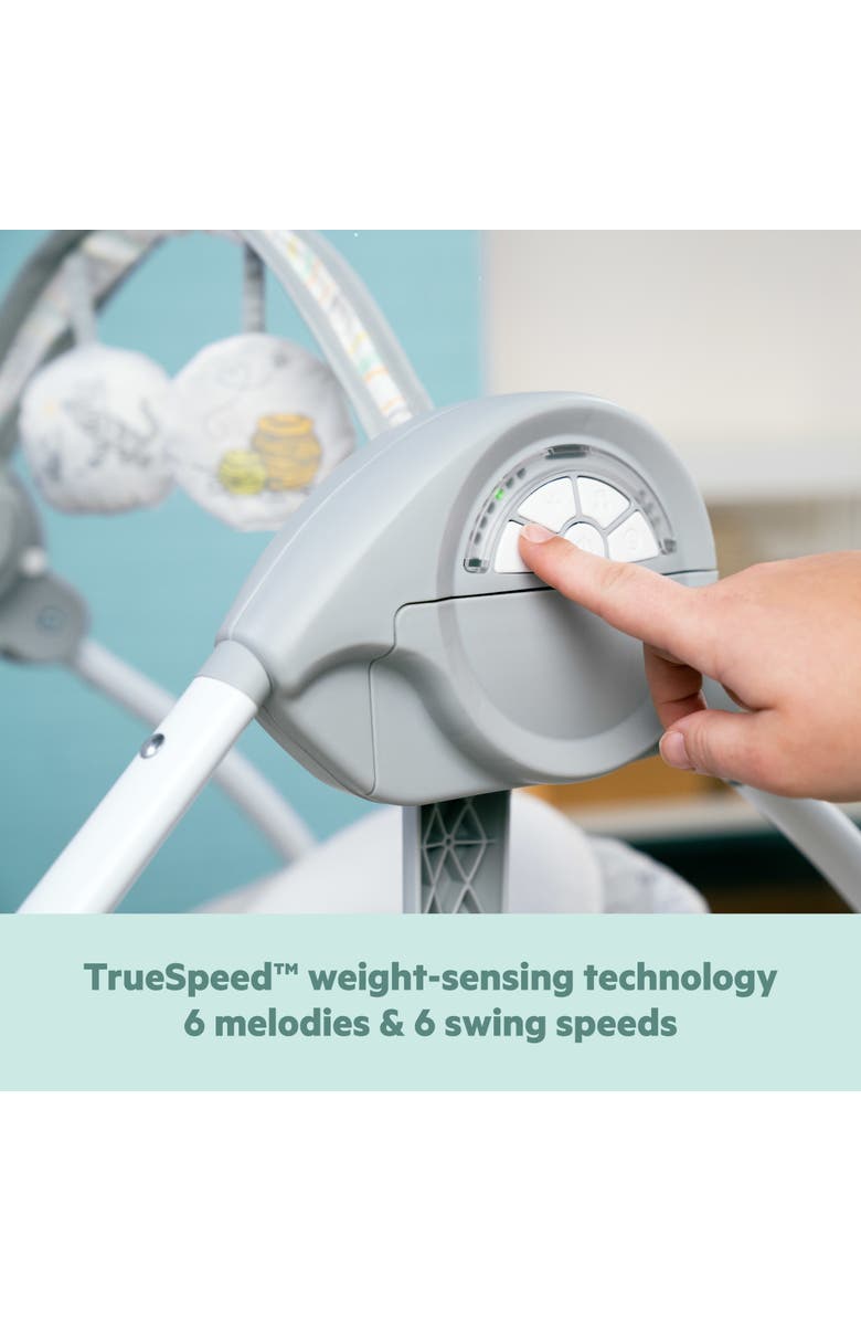 BRIGHT STARTS Disney Baby Winnie the Pooh Milestone Swing, Alternate, color, Grey